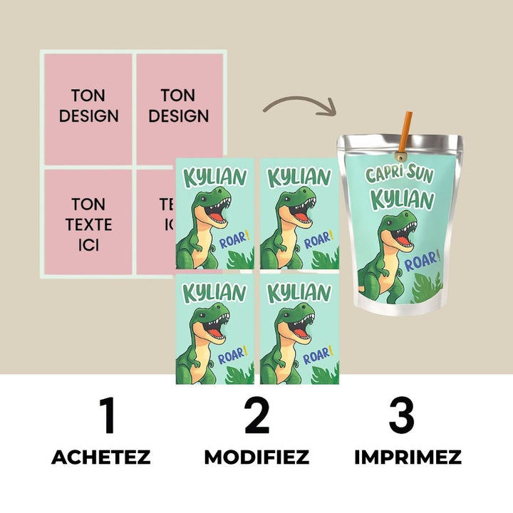 Kit de templates en papeterie personnalisée