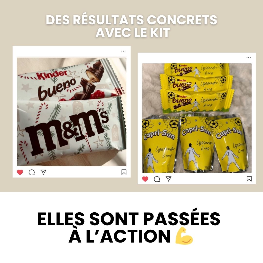 Kit de templates en papeterie personnalisée