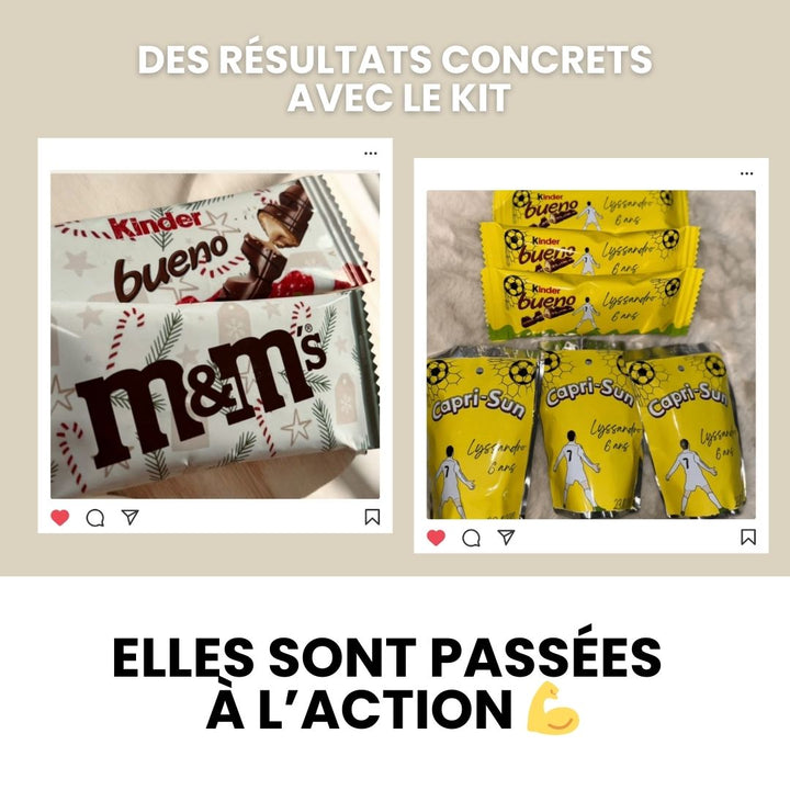 Kit de templates en papeterie personnalisée