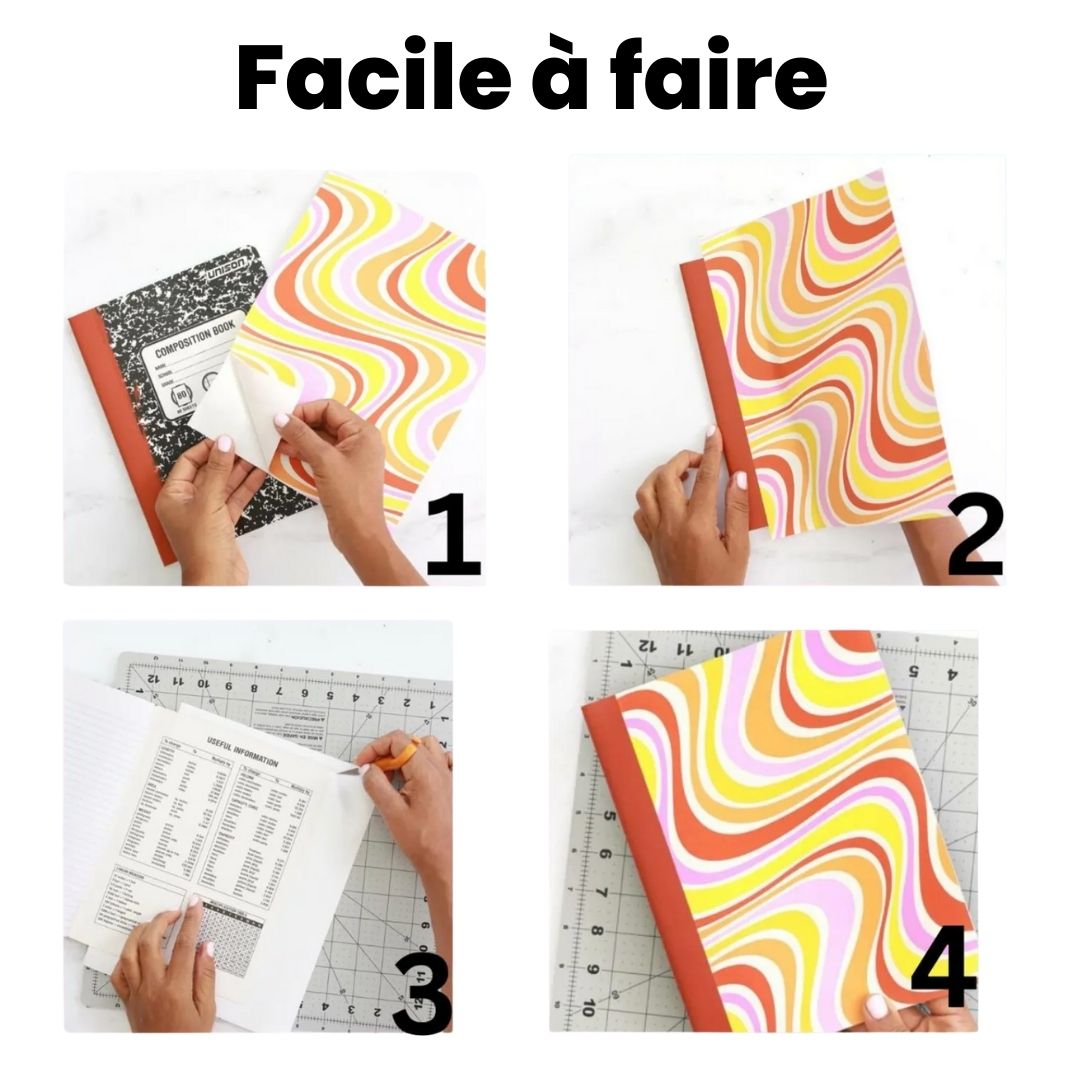 Pack de 6 couvertures de cahier Minecraft