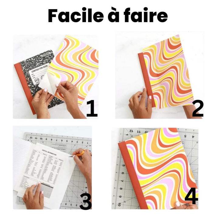 Pack de 6 couvertures de cahier Minecraft