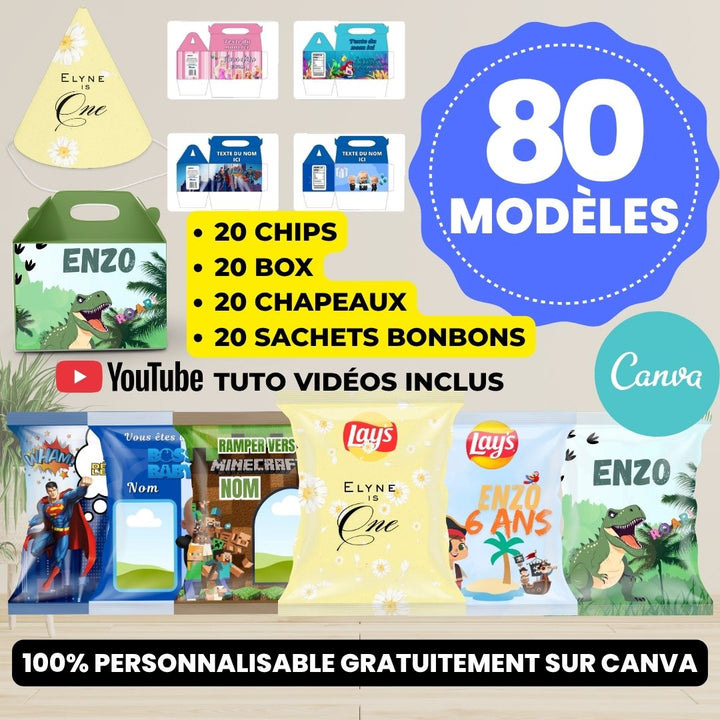 80 Templates Papeterie